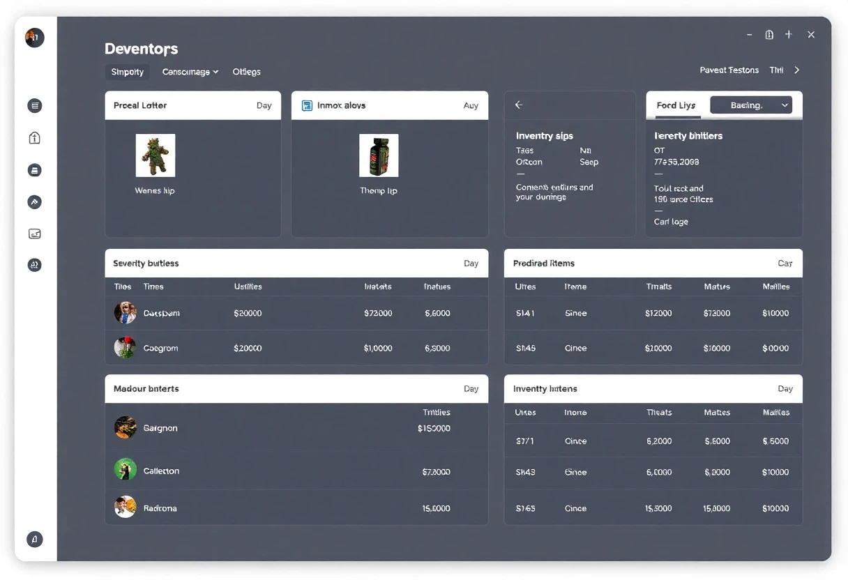 PhotoCounter analytics dashboard showing inventory trends and insights